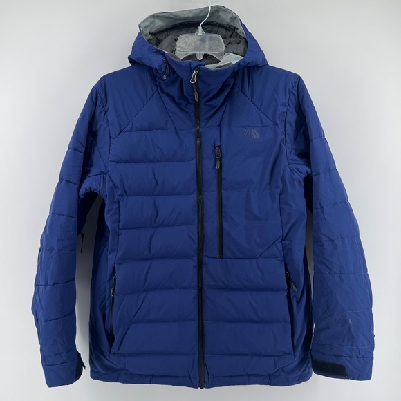 The North‎ Face Mens Windstopper Insulated 550 Puffer Jacket Blue - Picture 2 of 13